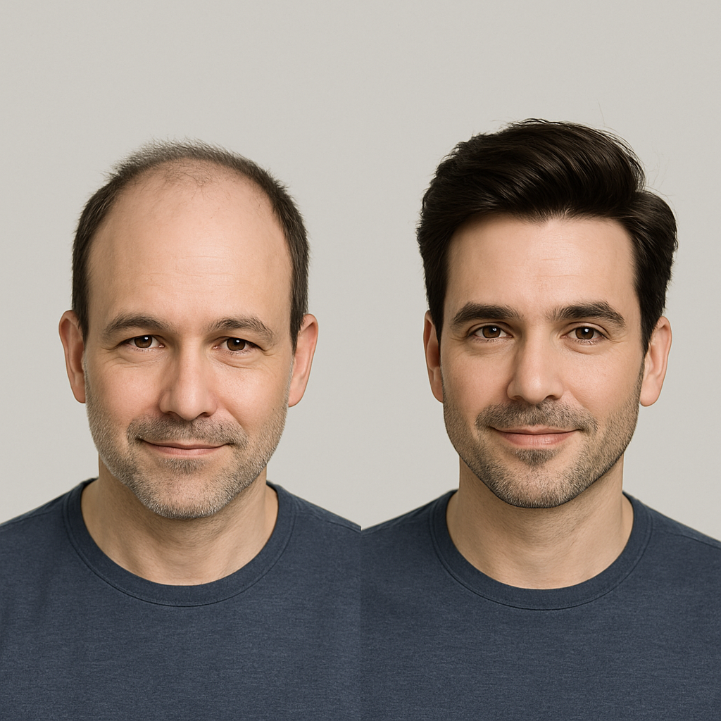 Before & After Hair Replacement in  